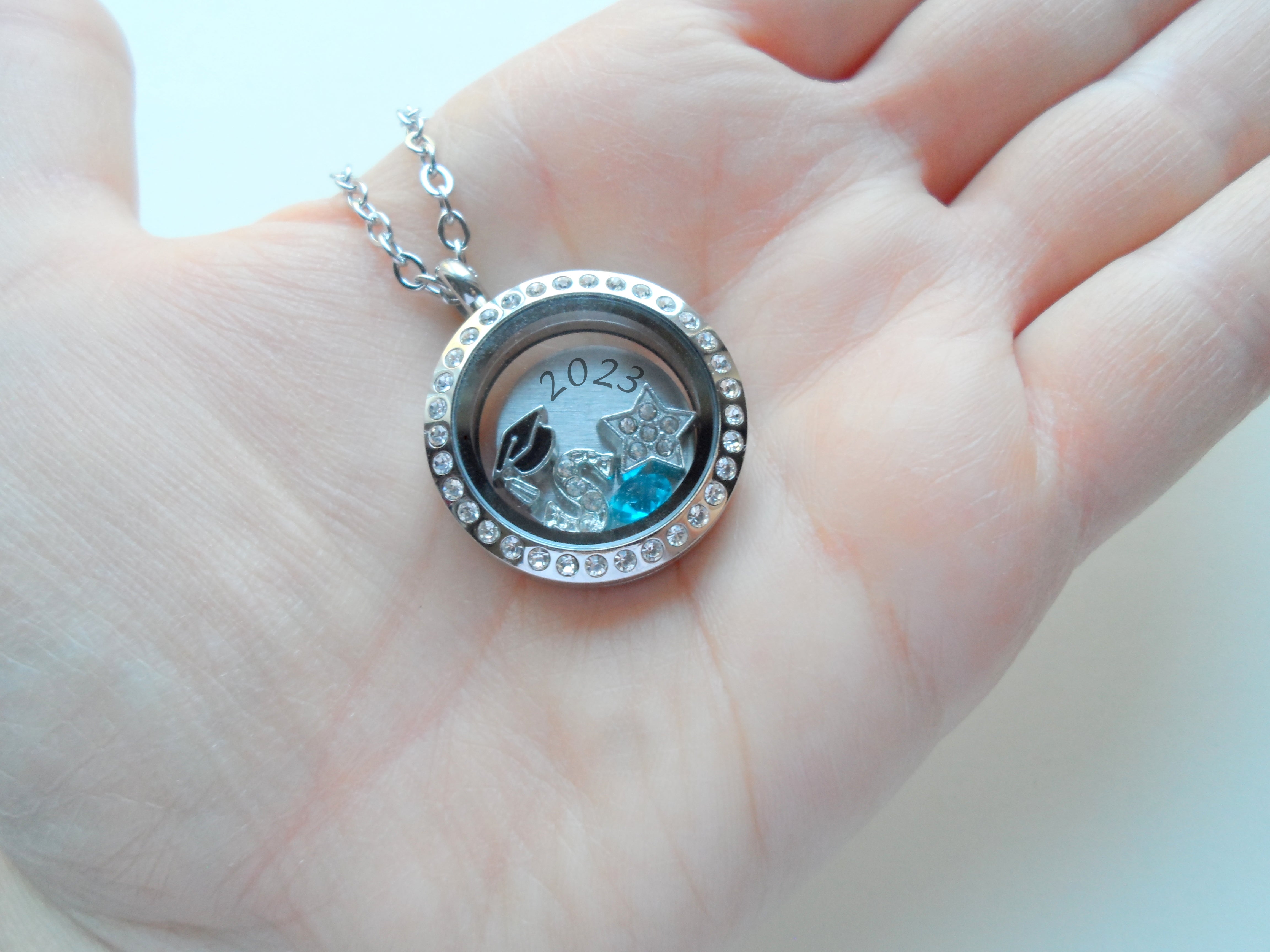 Living discount locket necklace