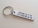 10 Year Anniversary Gift • Personalized Aluminum Tag Keychain Engraved w/ Anniversary Date; Options for Backside by Jewelry Everyday