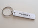 10 Year Anniversary Gift • Personalized Aluminum Tag Keychain Engraved w/ Anniversary Date; Options for Backside by Jewelry Everyday