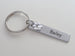 Dog Memorial Keychain • Custom Engraved Tag with Paw Charm | JE