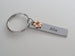 Dog Memorial Keychain • Custom Engraved Tag with Wing & Paw Charm | JE