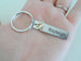 Dog Memorial Keychain • Custom Engraved Tag with Paw Charm | JE