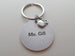 Teacher Keychain Appreciation Gift - "A Great Teacher is Impossible to Forget" Engraved Keychain