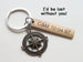 8 Year Anniversary Gift • Bronze Open Metal Compass Keychain - I'd Be Lost Without You by Jewelry Everyday