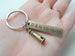 Bronze Lighthouse Keychain - I'd Be Lost Without You; Couples Keychain