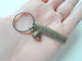 Bronze Acorn Keychain - Peter Pan's Kiss; 8 Year traditional gift