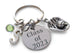 Custom Graduation Class of 2023 Disc Keychain with Baseball Mitt Charm, Personalized Graduate Keychain, Gift for Graduate