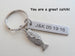 Silver Bass Fish Keychain - You Are A Great Catch; Couples Keychain