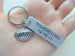Football Keychain - You Are a Great Catch; Couples Keychain