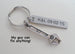 Custom Wrench Keychain - Couples Anniversary Gift Keychain - My Guy Can Fix Anything
