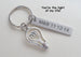 Light Bulb Keychain - You're The Light Of My Life; Couples Keychain