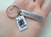 King & Queen Playing Card Charm Keychains - Couples Keychain Set