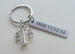 Custom Engraved Law Keychain with Scales of Justice Charm, Law Student Keychain, Lawyer Gift
