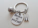 Believe in Yourself and Soccer Ball Keychain, Soccer Player Encouragement Gift