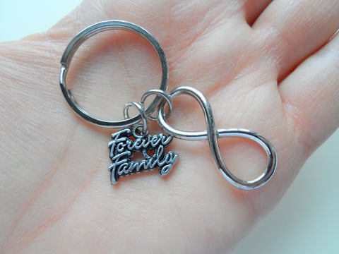 Forever Family Infinity Keychain, Family Reunion Gift, Family Keychain, Keychain for Mom, Gift for Mom, Gift for Grandma, Family Gift