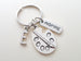 Art Palette Charm Keychain with "Inspire" Tag Charm