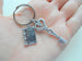 Once Upon A Time Book Charm and Key Charm Keychain, Fairytale Keychain