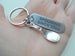 "Spooning Since" Stainless Steel Keychain w/ Spoon Charm by Jewelry Everyday, Customize the Year