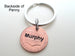 Penny From Heaven Penny Keychain, Engraved Penny Keychain