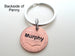 Engraved Name Penny Keychain, Personalized Keychain, Lucky Penny Keychain, Name Key Chain, Gift for Family Members