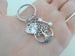 Physical Therapist Appreciation Gift Keychain for PT, Thank You Gift for Physical Therapist Staff, Weight & Teardrop Tree Charm