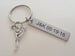 Personalized Cheerleader Keychain and Steel Tag Custom Engraved, Gift for Couples, or Instructors