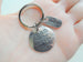 Team Disc and Thank You Charm Keychain, Employee, Teacher, Volunteer Appreciation Gift