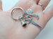 Scissors, Thimble & Measuring Tape Keychain Gift - Thanks for Teaching Me Sew Much