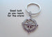 Star & Compass Keychain - Good Luck as You Reach for the Stars, Graduation Gift