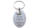 Teacher Appreciation Gifts • "KEEP CALM and TEACH ON" Aluminum Oval Tag & Apple Charm Keychain by JewelryEveryday