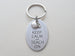 Teacher Appreciation Gifts • "KEEP CALM and TEACH ON" Aluminum Oval Tag & Apple Charm Keychain by JewelryEveryday