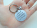 Teacher Keychain Appreciation Gift - "A Great Teacher is Impossible to Forget" Engraved Keychain