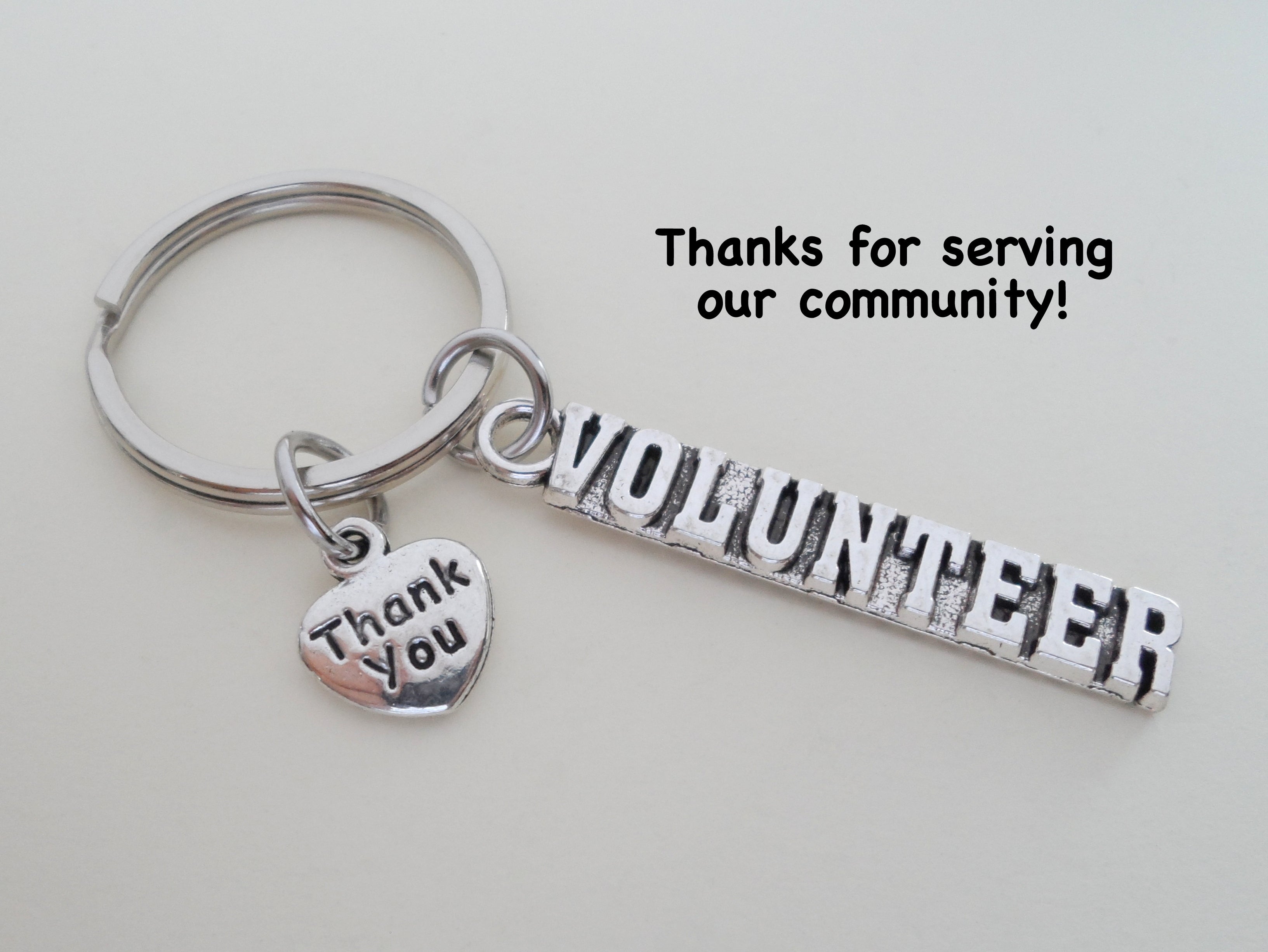 Ouligay Appreciation Keychain - Thank You Gift For Teacher, Nurse, Colleague, Volunteer, Silver - View #7
