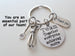 Cook or Baker Appreciation Keychain; Team Disc Charm, Whisk, Cooking Spoon, & Thank You Charm Keychain