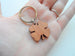 5 Year Anniversary Gift • Wood Clover Keychain - Lucky to Have You by Jewelry Everyday by Jewelry Everyday