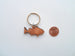 Wood Fish Keychain - You Are a Great Catch; 5 Year Anniversary Gift