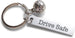 Drive Safe Engraved Steel Tag Keychain