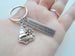 "You Can't Control the Wind, But You Can Adjust the Sails" Steel Tag Engraved With Sailboat Charm