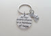 After Every Storm Is a Rainbow of Hope Keychain, Encouragement Keychain by JewelryEveryday