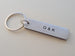 Personalized Engraved Keychain, Custom Aluminum GPS Keychain, Latitude Longitude Coordinates Keychain