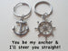 Anchor & Ships Helm Keychain Set