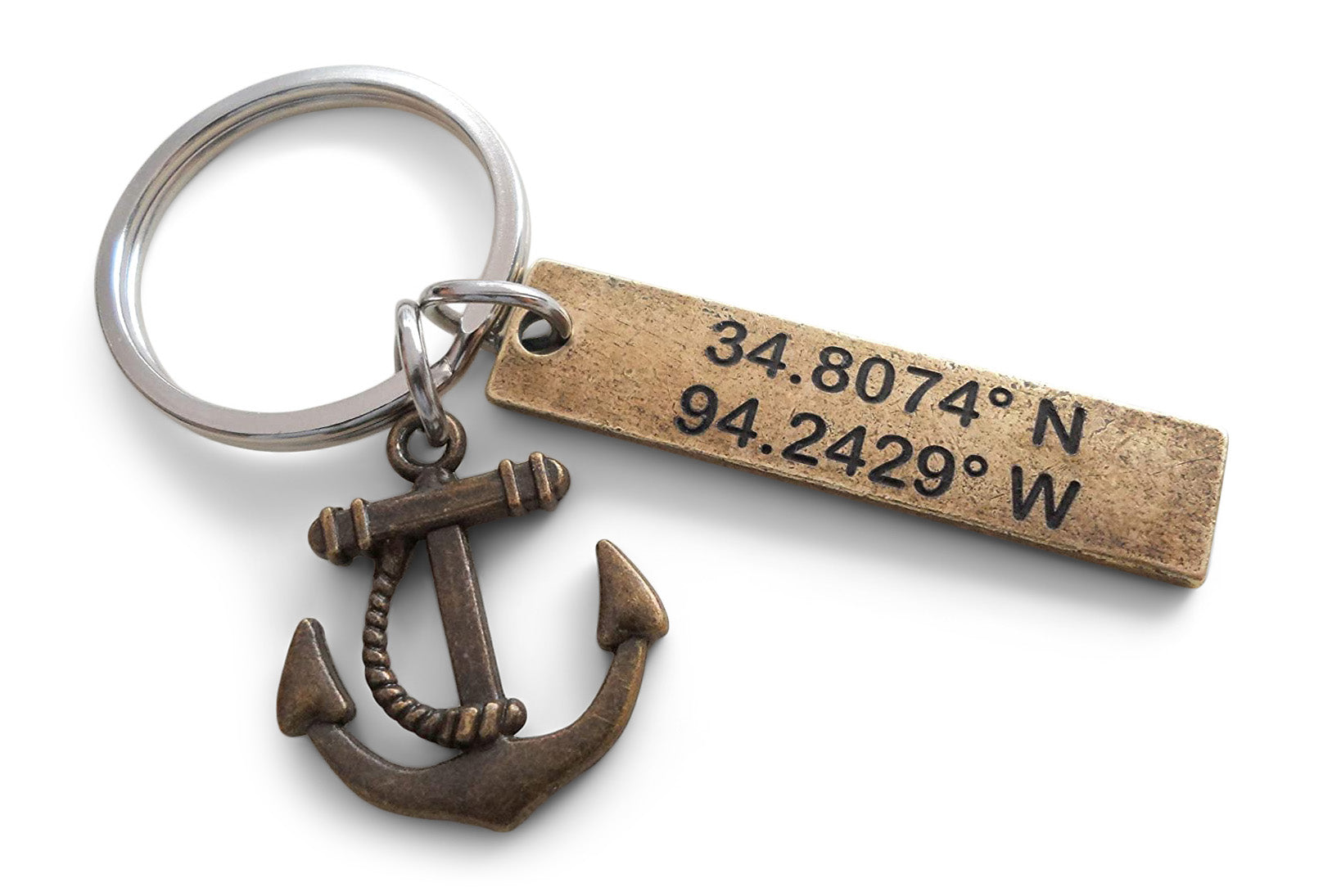 Personalized anchor clearance keychains