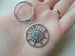 Sun Compass Keychain - I'd Be Lost Without You; Couples Keychain