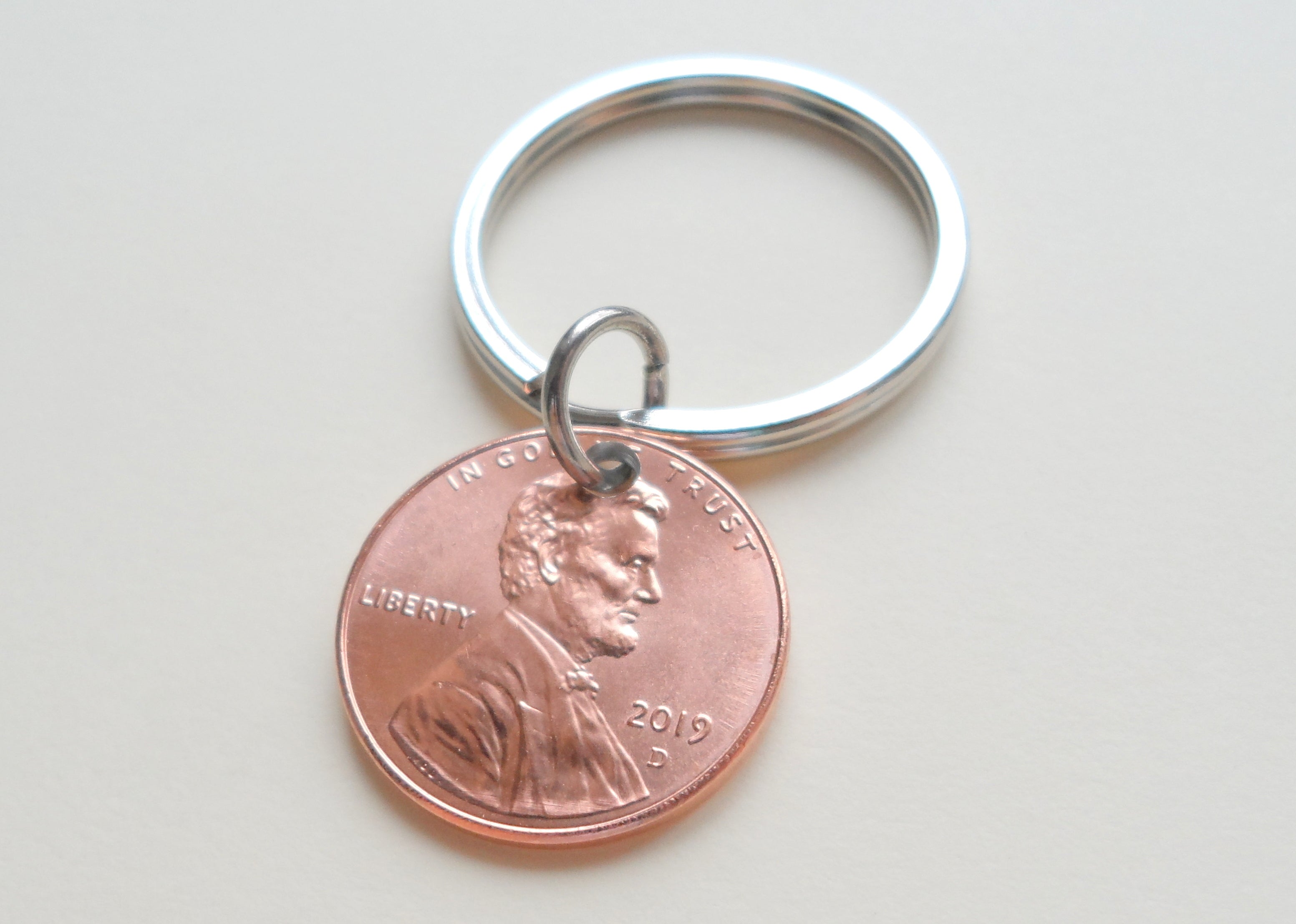 Personalized penny keychain on sale