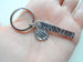 Volunteer Appreciation Keychain with Food Plate Charm, Community Service Keychain