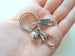Soccer Ball Keychain with I Can Charm and Swivel Clasp, Soccer Player or Coach Keychain