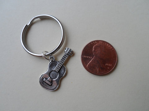Small Guitar Keychain