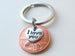 2008 Penny Keychain • 14-year Anniversary Gift w/ "I Love You" Heart Charm from JE