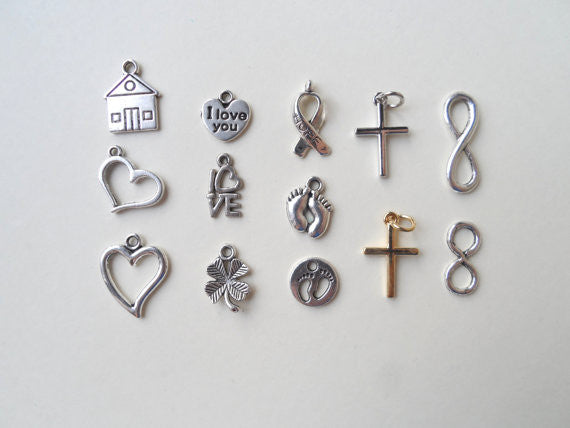 1 Add On Charms to Personalized a Necklace or a Keychain, Select a Charm