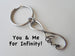 Infinity Love Symbol Keychain